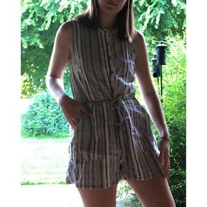Universal thread Striped romper